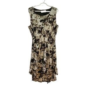 Millennial Threads Black &‎ White Sleeveless Abstract Dress Size XL New